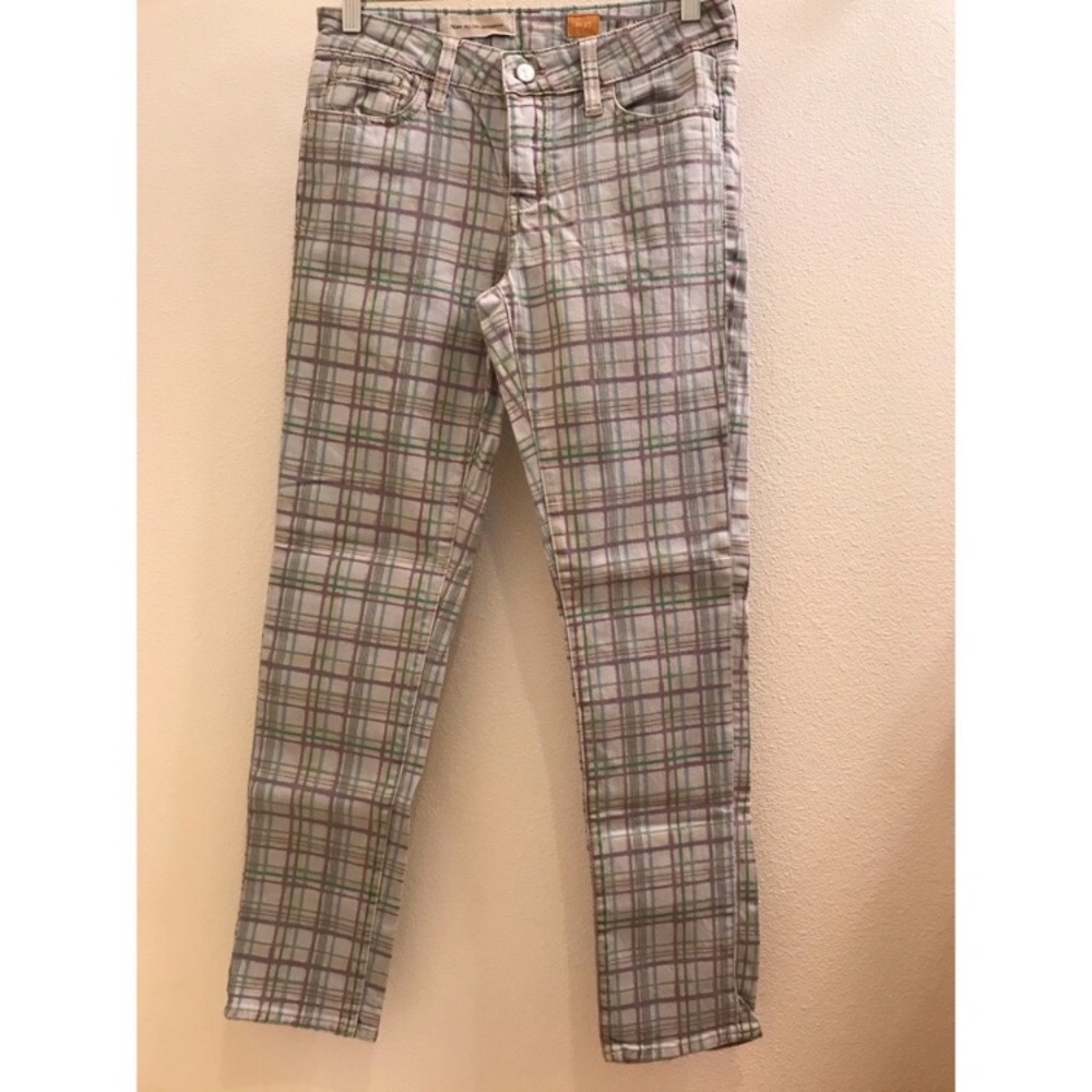 Anthropologie Pilcro Stet Plaid Skinny Jean